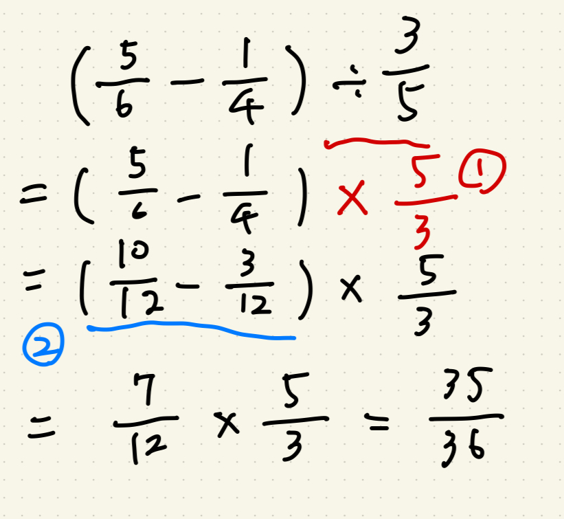 分数の四則計算の画像その4